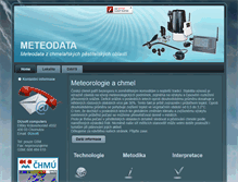 Tablet Screenshot of meteo.dusoft.cz